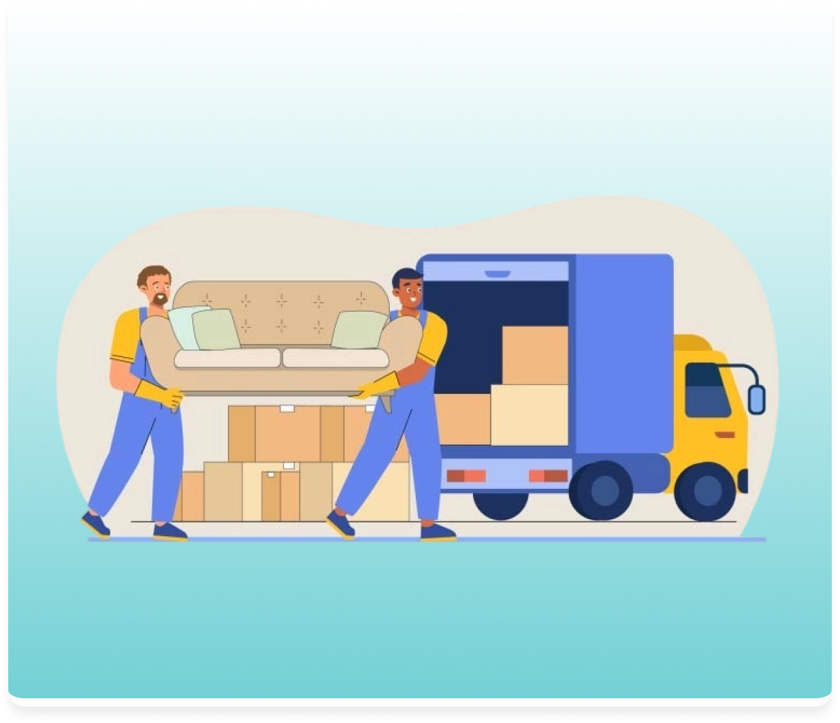 Packers & Movers illustration
