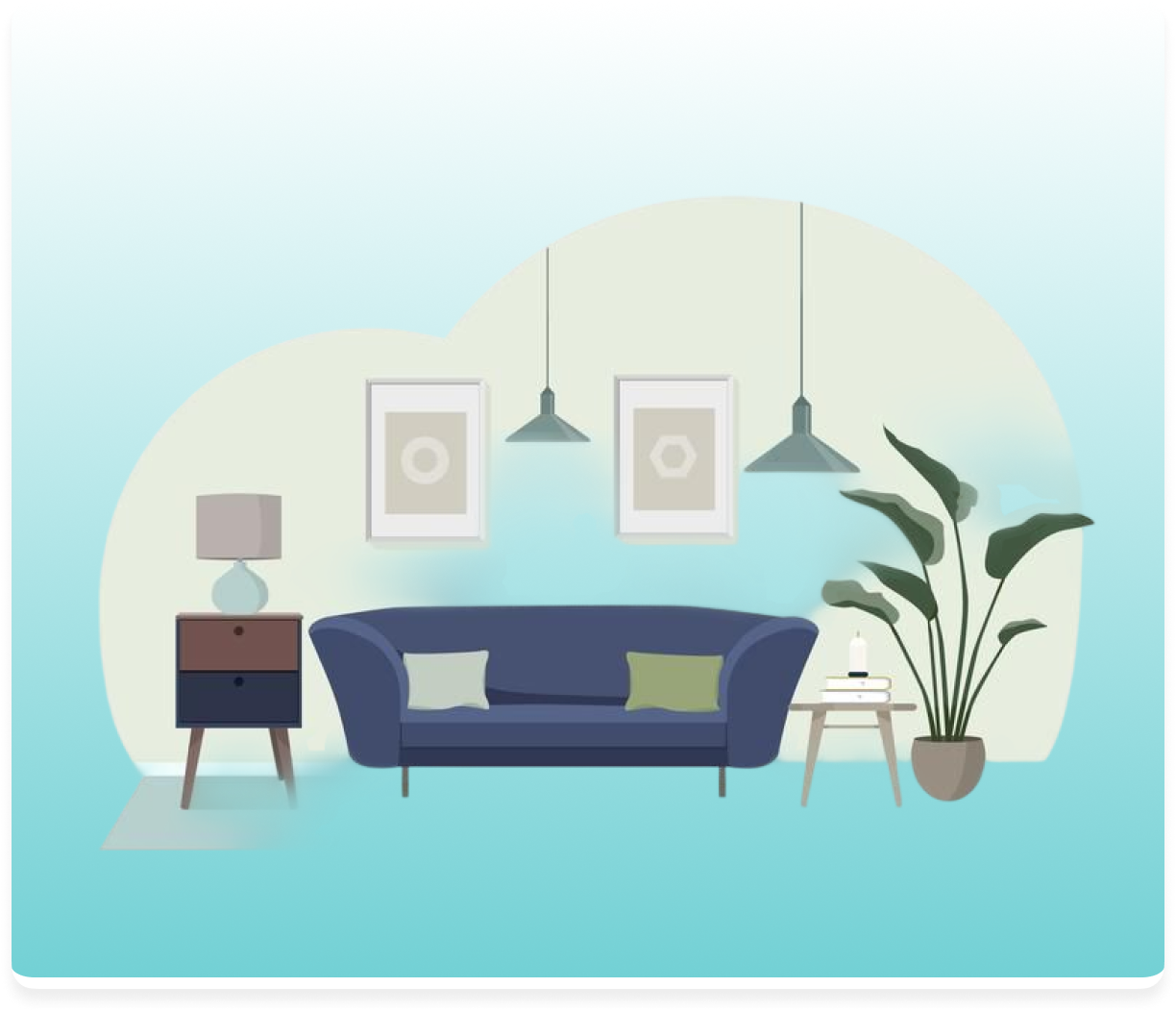 Interior design illustration
